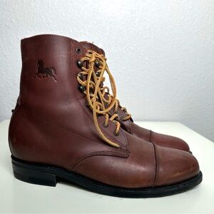 Biltrite Brown Leather Made In Mexico Boots Size 9.5